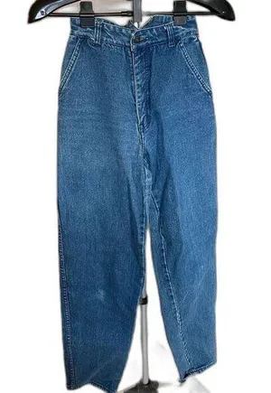 Vintage D.D. Sloane 80s 90s Mom Jean High Waist Grandma Core Womens Baggy Sz 7/8 thumbnail 1