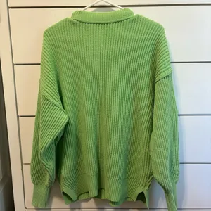 Aerie Beyond Chenille Sweater Green thumbnail 3