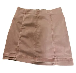Jolt Blush Pink Denim Mini Skirt - High Waisted - Size 5 / 27W thumbnail 1
