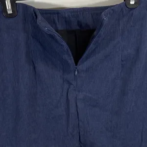 Halara AuraCord Cloud Blue Corduroy Skort Women's MEDIUM Preppy Academia NWT‎ thumbnail 5