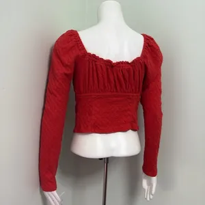 Free People Ladybug Long Sleeve Cropped Top Medium thumbnail 11
