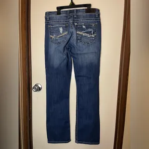 BKE Women's Dark Blue Boot Cut Jeans thumbnail 2