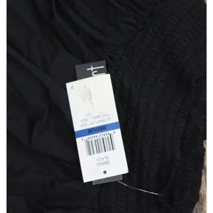 Ultra Flirt Juniors Off-The-Shoulder Peasant Top Black M thumbnail 3