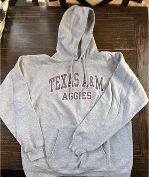 Texas A&M hoodie Gray Size L thumbnail 2