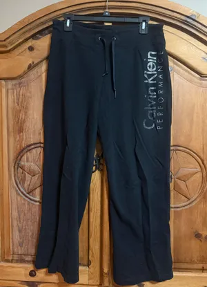 Calvin Klein Performance sweatpants/joggers with draw string, wide leg. thumbnail 1