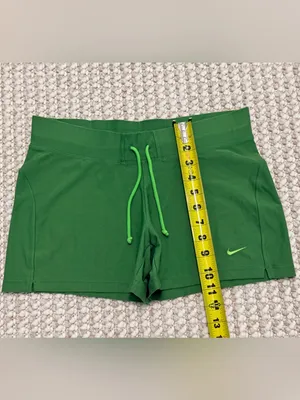 NIKE Vintage dri fit athletic shorts size Small y2k green thumbnail 7
