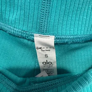 Alo Green Ribbed‎ Teal Leggings thumbnail 3