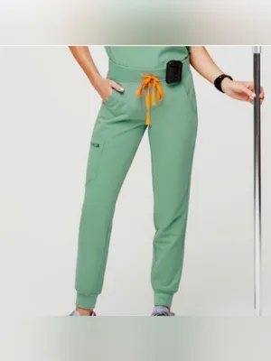 Figs Women's Zamora Pants- Jade Muhima - Skinny Jogger Scrub Limited Edition thumbnail 2