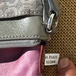 Coach Madison Op Art Swingpack Crossbody Gray Signature 52284E thumbnail 7