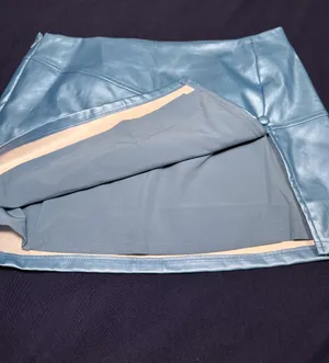 superdown REVOLVE Lucy Faux Leather Mini Skirt M Y2K thumbnail 5