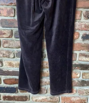 Westbound Brown Velour Flare Leg Track Sweat Pants Women's Size Medium thumbnail 8