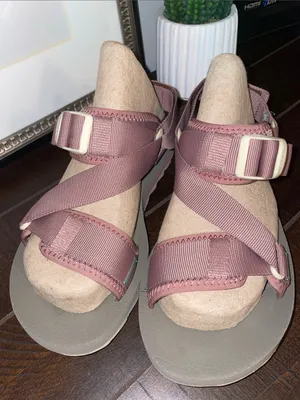 Merrell Alpine Strap Pink Strappy Sandals Size 8 in Burlwood thumbnail 5