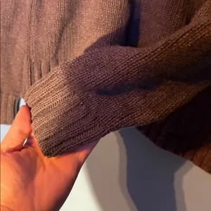Old Navy V-Neck Sweater in Dark Gray thumbnail 4