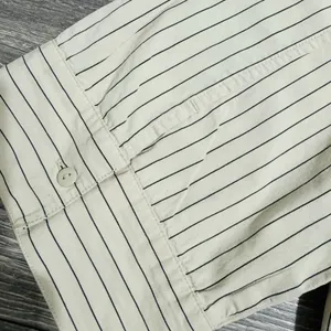 Harley Davidson Women White Pin Stripe Flaming Ace‎ Graphic Button Front XL thumbnail 10
