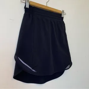 LULULEMON Hotty Hot High-Rise Lined Active Skirt *Long Black Sz 2 XS thumbnail 6