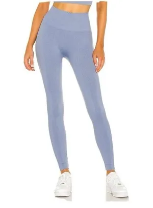 SET Active Blue Sculptflex Seamless Ribbed Leggings Size XS thumbnail 1