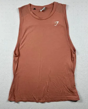 Gymshark Women’s Tank Top Medium Peachy Sleeveless Workout Athletic Training thumbnail 1