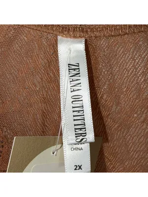 Zenana Outfitters Racey Lace Bralette 2X Brown NWT thumbnail 5