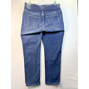 Gap Maternity 1969 Best Girlfriend Medium wash Jeans‎ straight leg Size 29 Short thumbnail 4