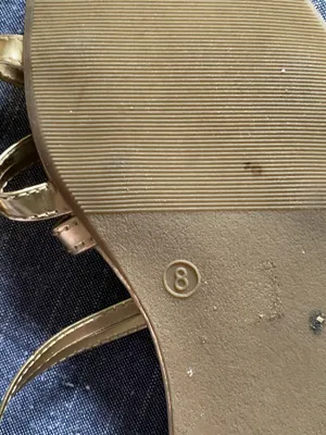 Old Navy Gold Sandals thumbnail 3