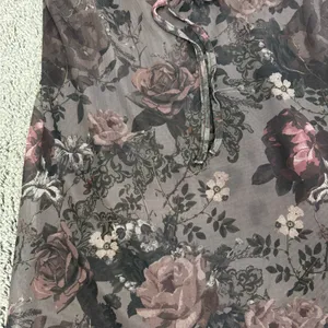 Purple and‎ brown floral dress thumbnail 2