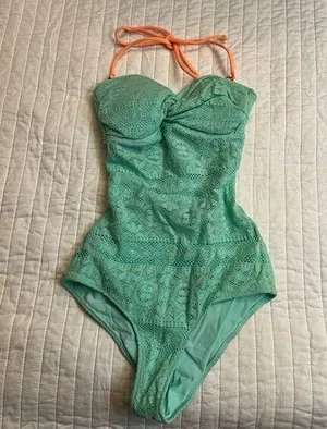 Victoria’s Secret crochet one piece NWOT thumbnail 1