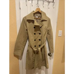 New York & Co Trench Coat, Sz: L thumbnail 3
