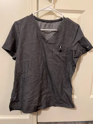 Koi scrubs Gray thumbnail 1