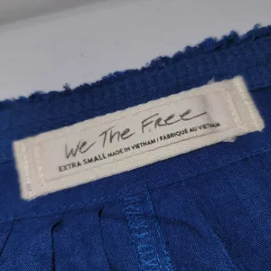 We The Free Womens Linen‎ Blend Colorblock Oversized Blouse XS thumbnail 2