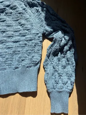 Spell blue bonfire sweater organic cotton knit top thumbnail 15