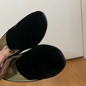 Sold🎉Birdies black velvet starling flat slip on casual loafers size US 7 thumbnail 6