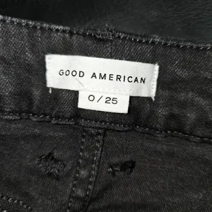 Good American Womens Black Good Legs‎ Step Hem Jeans 0/25 0 thumbnail 6