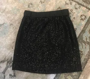 ANN taylor loft sequin skirt thumbnail 1