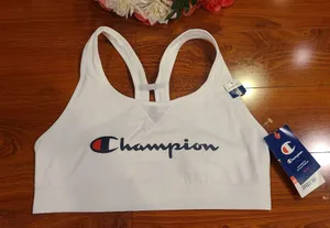 Champion White Sports Bra Size XL thumbnail 1