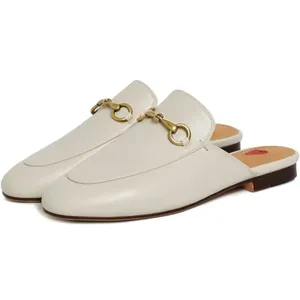 Deenni Cream Horsebit Loafer Mule Slip On Shoes Women’s 7 thumbnail 9
