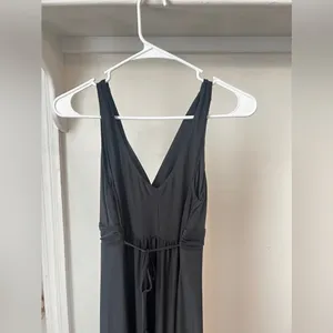 FINAL PRICE Half Moon Black Maxi Dress thumbnail 3