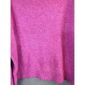 American‎ Eagle Womens Crew Neck Bright Pink Sweater Small thumbnail 6