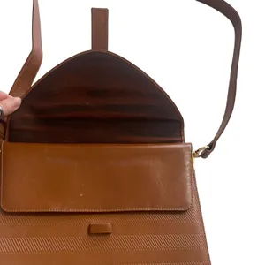 Gallery Originals Brown Leather Crossbody Bag Purse Made In Spain‎ thumbnail 4