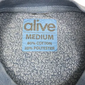 ALIVE Beautiful Day Crewneck Pullover Women M Sky Blue Unisex Oversize Stylish thumbnail 12