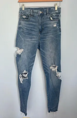 American Eagle Curvy super high rise jegging thumbnail 1