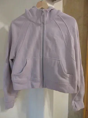 Lululemon Athletica Lavender Zip-Up Scuba Hoodie thumbnail 1