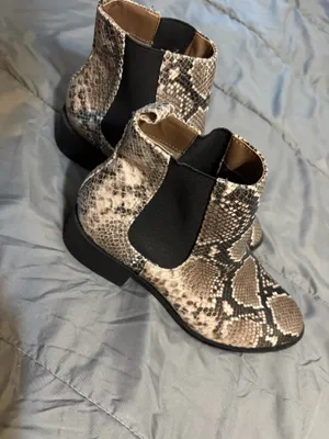 Snake skin boot Tan Size 8 thumbnail 2