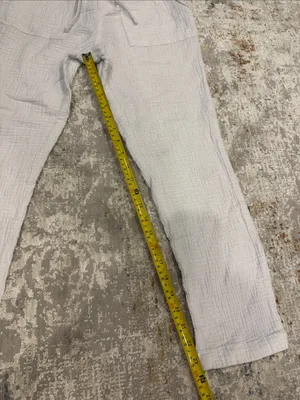 White Cotton pants Size XS thumbnail 6