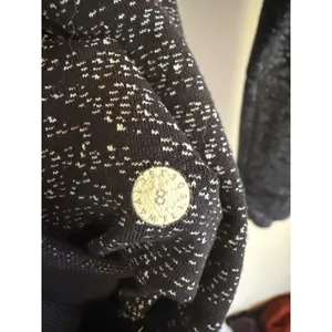 Lululemon Define‎ Jacket Size 8 Black White Space Dye Static Full Zip Athletic thumbnail 2