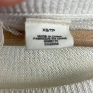Anthropologie Moth Womans Ivory Tan Sweater Oversized Long Tunic Slits size XS thumbnail 13