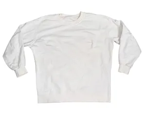 Lululemon Perfectly Oversized Crew Women 12 White Good French Terry Sweatshirt thumbnail 1