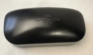Coach Sunglasses Leather Hard Eyeglass Case Black Storage Accessories Classic thumbnail 1