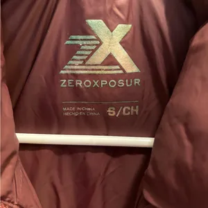 ZeroXposur Burgundy Quilted Puffer Vest thumbnail 3