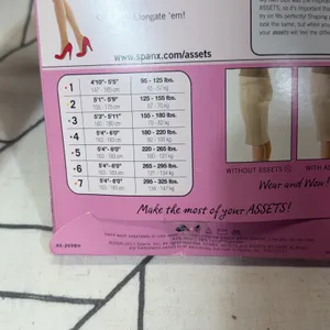 Assets by Sara Blakely Shaping Pantyhose Size 4 Black High-Waist Sheers 269B thumbnail 4