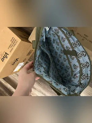 Anywhere Quilted Olive Tote Bag - Women's Day Bag thumbnail 3
